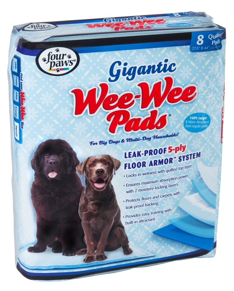 Four Paws WeeWee Superior Performance Gigantic Dog Pee Pads 1ea/27.5 in X 44 in 8 ct