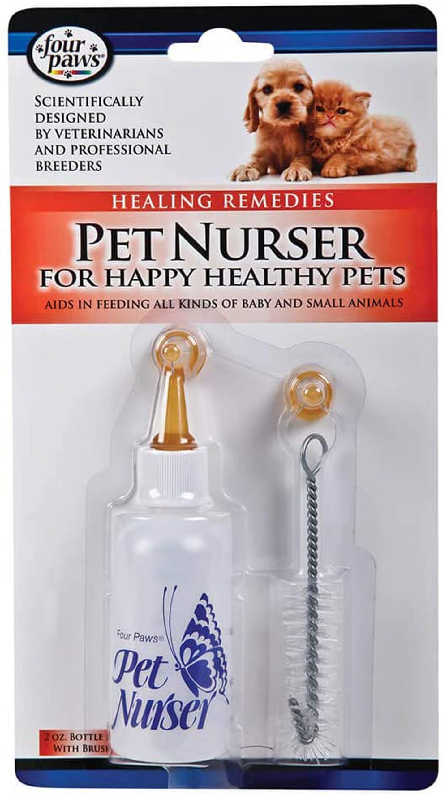Healty Promise Pet Nurser Kit 2oz Bottle with Brush