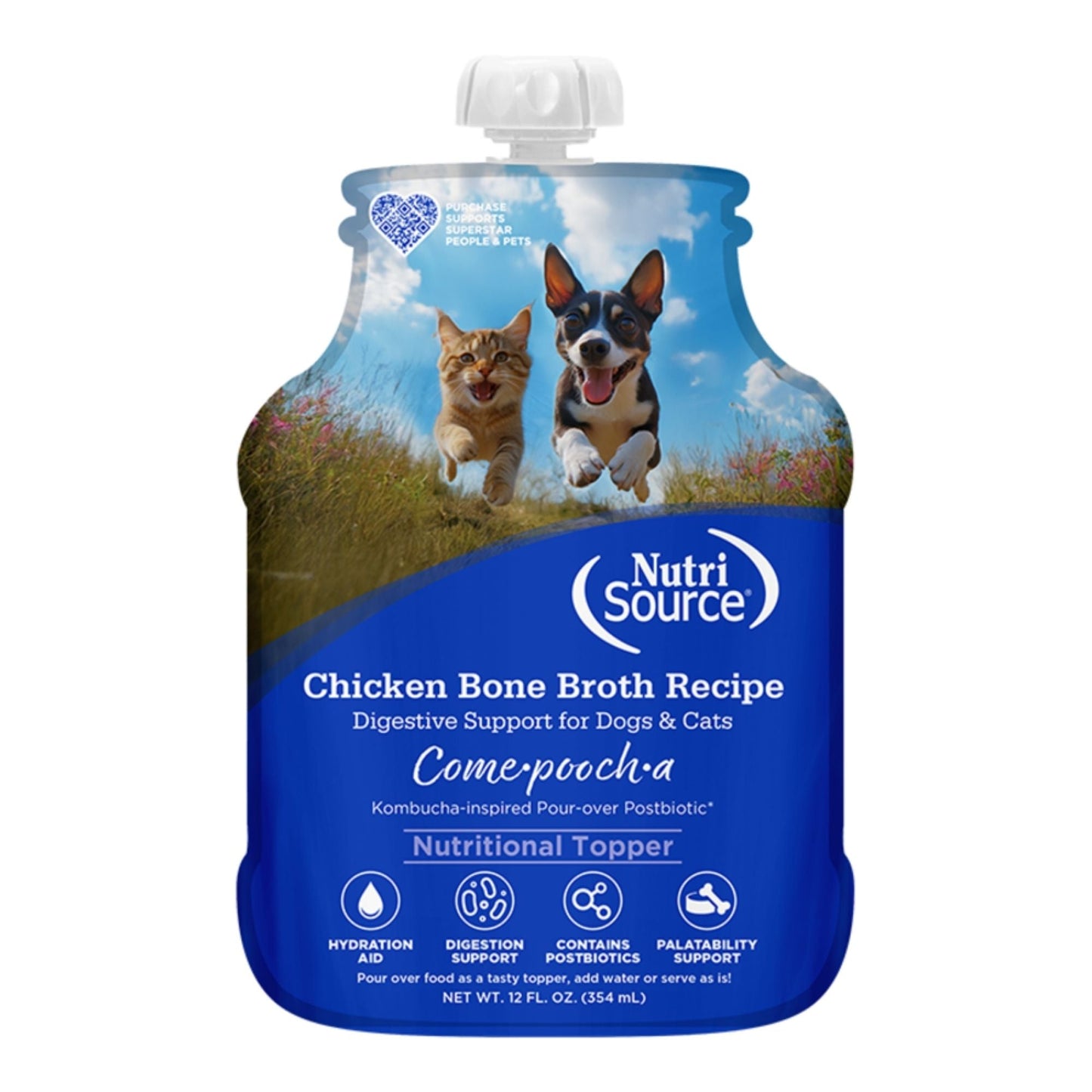Nutrisource Dog Come -Pooch -A Grain Free Broth Chicken 12oz.