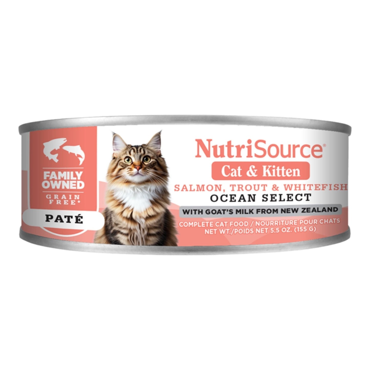 Nutrisource Cat Select Grain Free Ocean 5.5oz. (Case of 12)