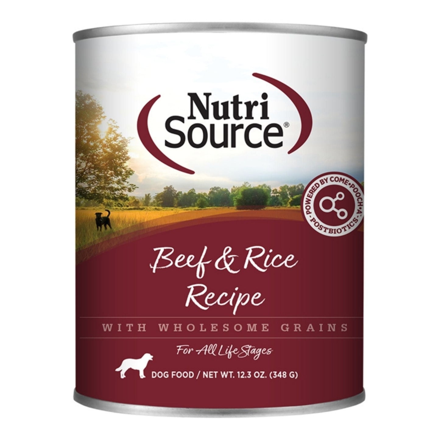 Nutrisource Dog Beef & Rice 12.3oz. (Case of 12)