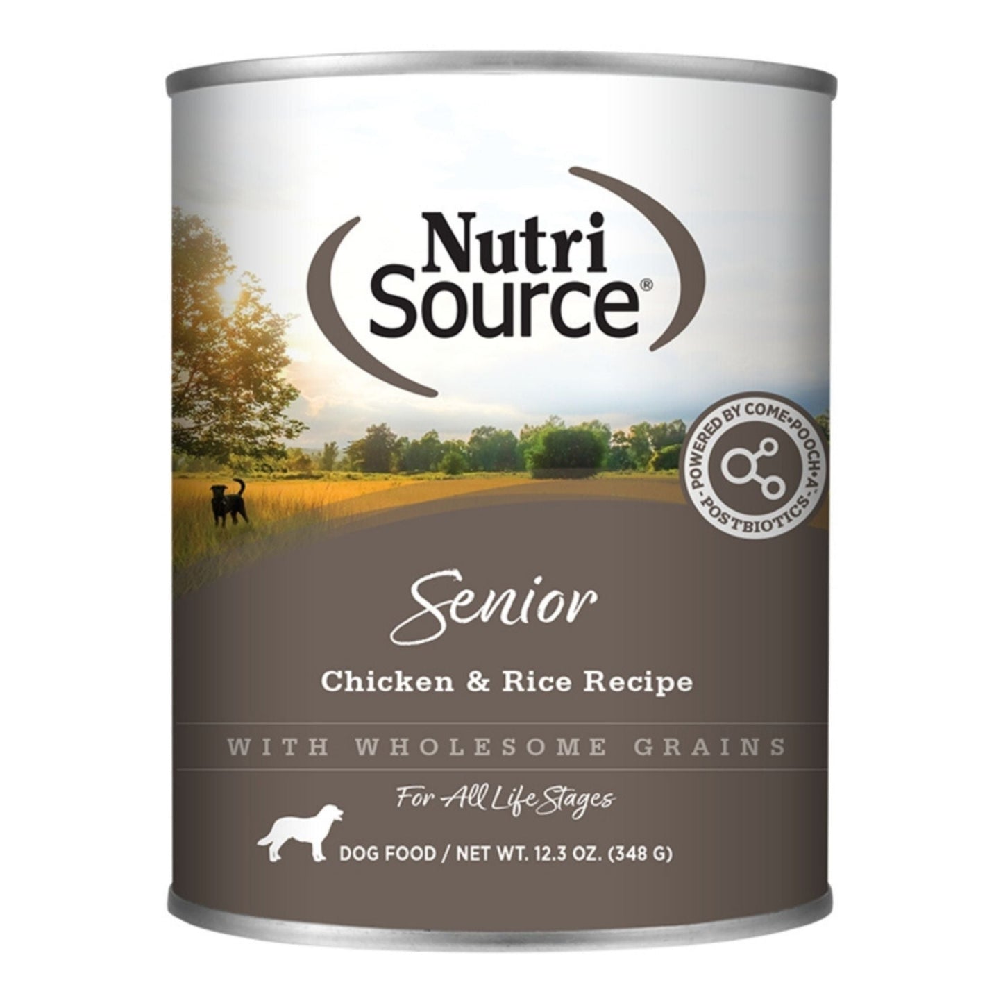 Nutrisource Dog Senior Chicken & Rice 12.3oz. (Case of 12)