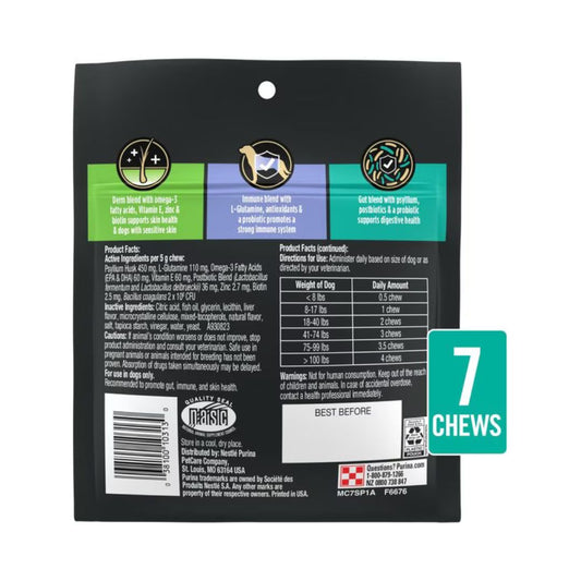 Purina Pro Plan Veterinary Diets Multi Care Soft Chew Supplement for Dogs, 7 count