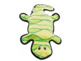 Outward Hound Invincibles Dog Toy Gecko 4 Squeakers Yellow-Green Large