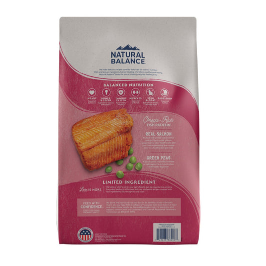 Natural Balance Pet Foods Limited Ingredient Grain Free Dry Cat Food Green Pea & Salmon 4lb