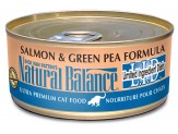 Natural Balance Pet Foods L.I.D. Salmon and Green Pea Formula Canned Cat Wet Food 5.5 oz 24 Pack