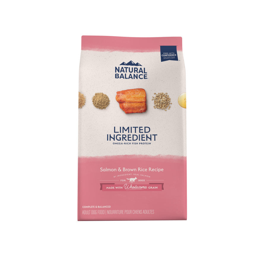 Natural Balance L.I.D. Salmon and Brown Rice Dry Dog Food 4lb