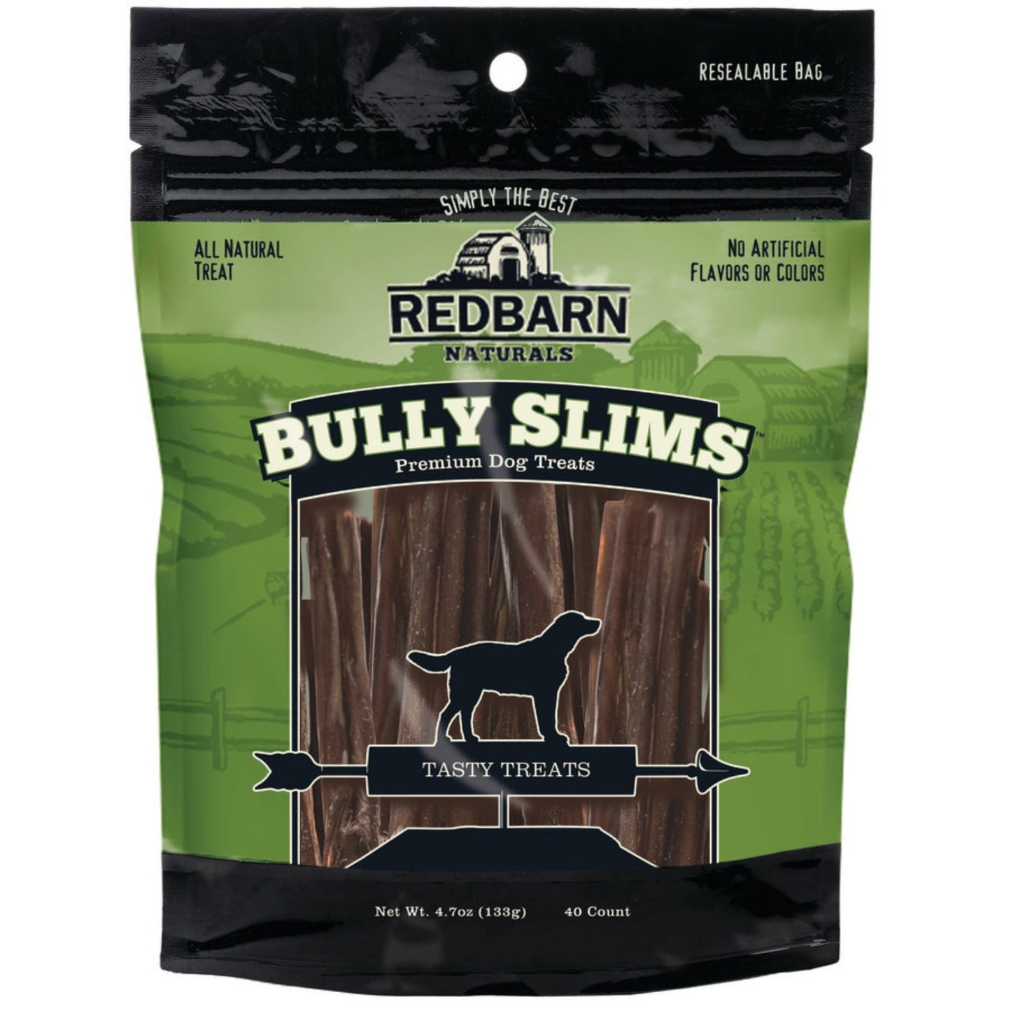 Redbarn Pet Products Bully Slims Dog Treat 1ea/4.7 oz, 40 ct