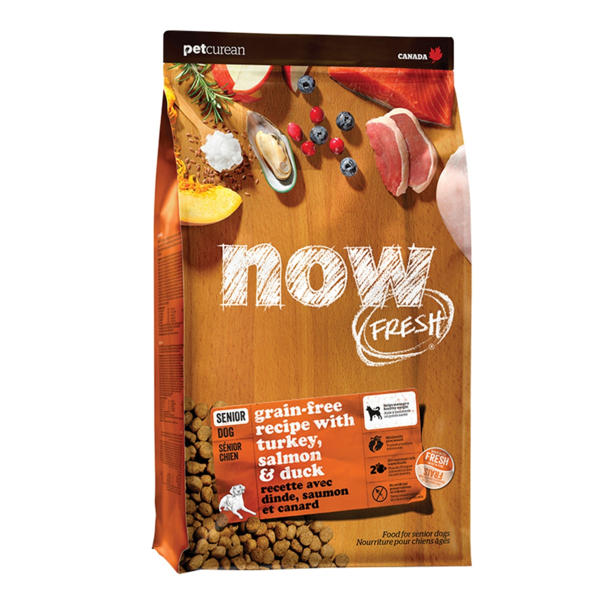 Now Fresh Dog Grain Free Senior Turkey 12Lb