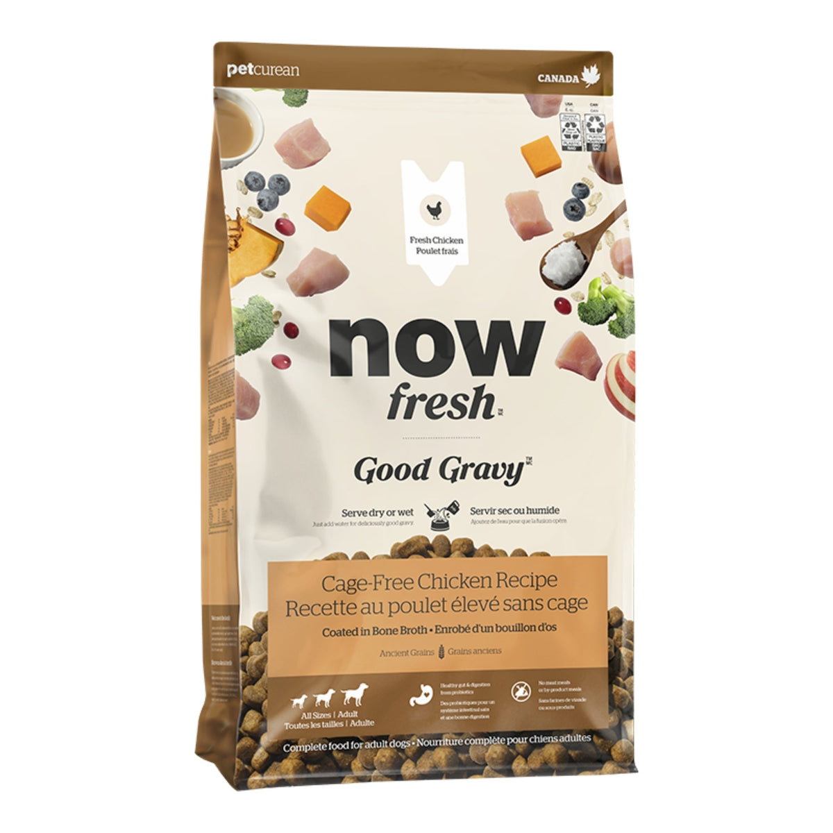 Now Fresh Dog Good Gravy Chicken With Grain 3.5Lb