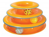 Petstages Tower Of Tracks Cat Toy Orange 1Ea
