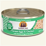 Weruva Green Eggs and Chicken with Chicken and Egg in Pea Soup 5.5oz. Case Of 24