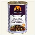 Weruva Dog Steak Frites with Beef; Pumpkin and Sweet Potato in Gravy 14oz. Case Of 12