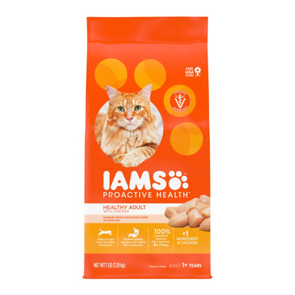 IAMS Proactive Health Adult Dry Cat Food Chicken 7lb