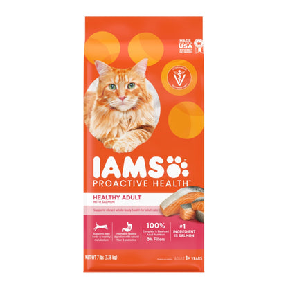 IAMS Proactive Health Adult Dry Cat Food Salmon 7lb