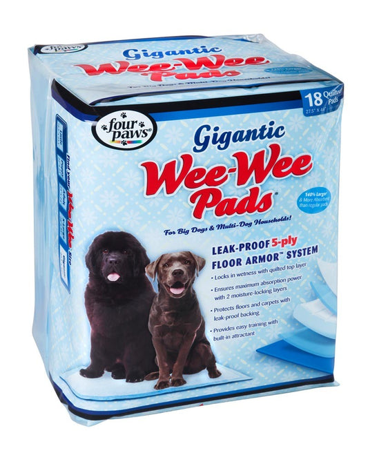 Four Paws WeeWee Superior Performance Gigantic Dog Pee Pads 1ea/27.5 in X 44 in 18 ct