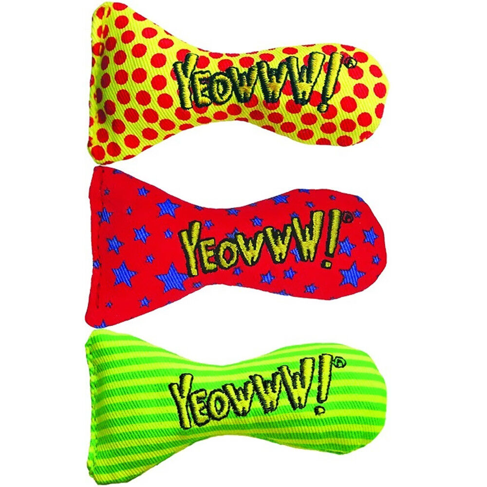 Yeowww! Stinkies Catnip Toy Assorted 3 in 3 Pack Assorted