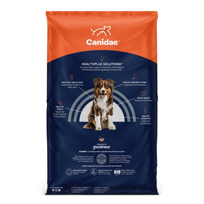 CANIDAE PURE Farm To Bowl GrainFree LID Dry Dog Food Duck  Sweet Potato, 1ea/22 lb