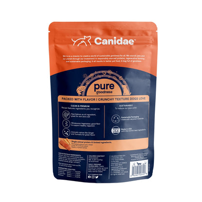 CANIDAE PURE Goodness GrainFree Biscuit Dog Treats Salmon  Sweet Potato, 1ea/11 oz