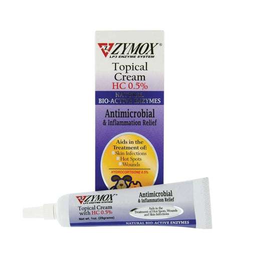 Zymox Topical Cream 0.5 Hydrocortisone Tube 1 oz