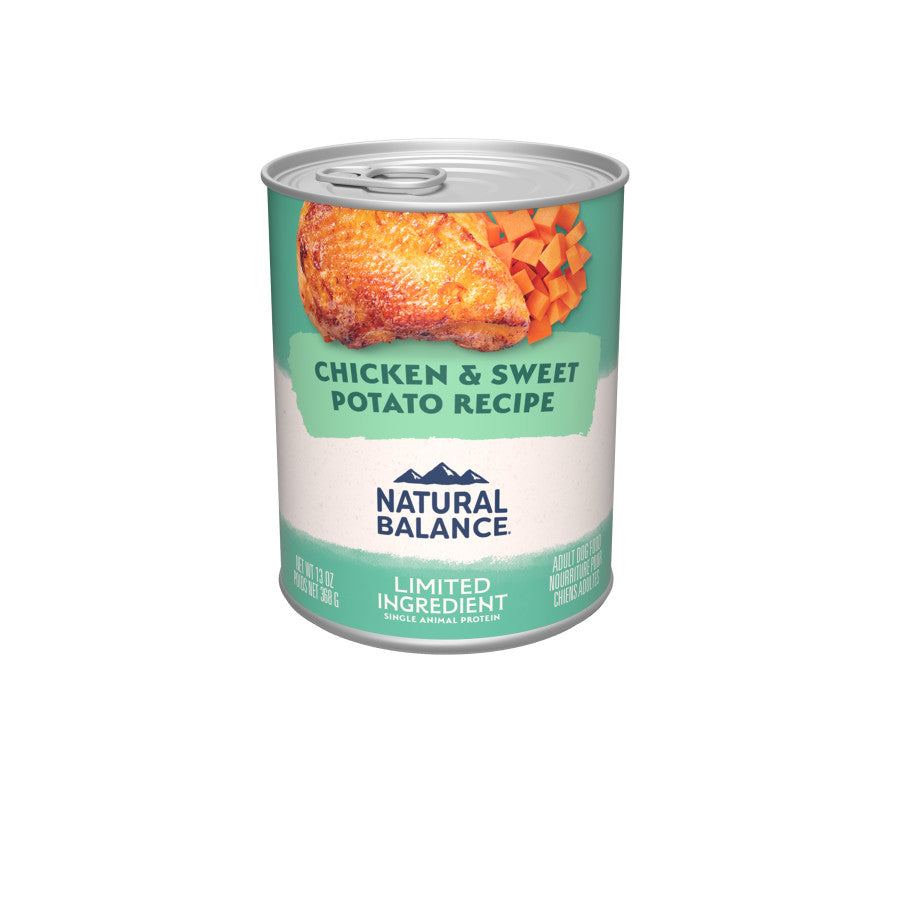 Natural Balance Pet Foods Limited Ingredient Canned Dog Food Chicken & Sweet Potato 13oz