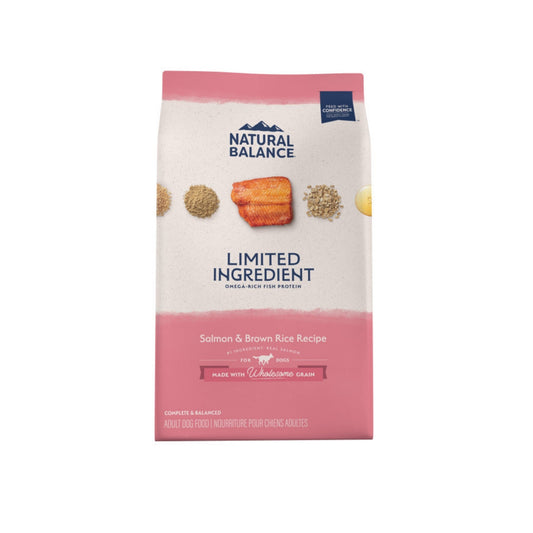 Natural Balance Pet Foods Limited Ingredient Dry Dog Food Salmon & Brown Rice 24lb