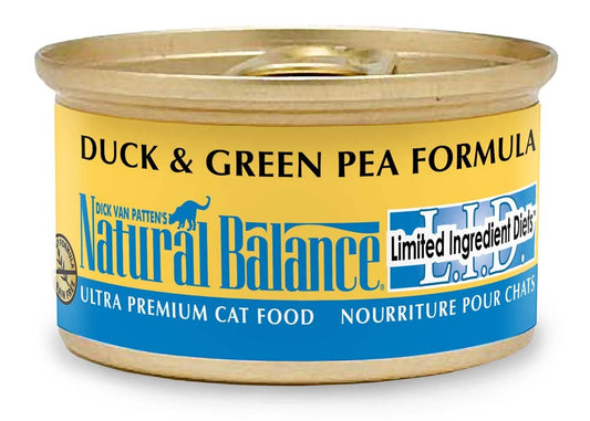 Natural Balance Pet Foods Limited Ingredient Reserve Canned Cat Food Duck & Green Pea 5.5oz