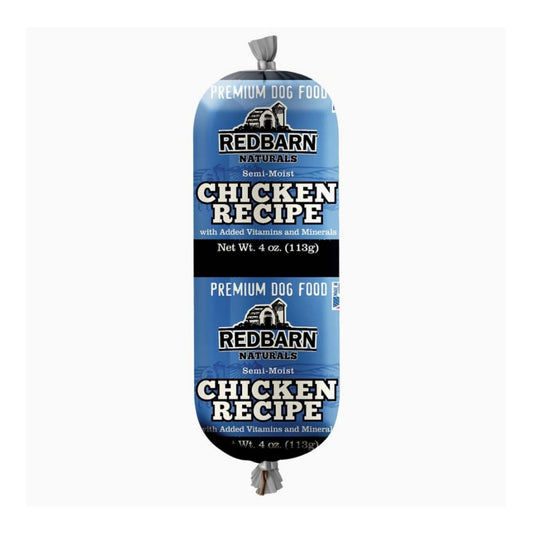 Redbarn Pet Products Dog Food Roll Chicken 4oz 24ct