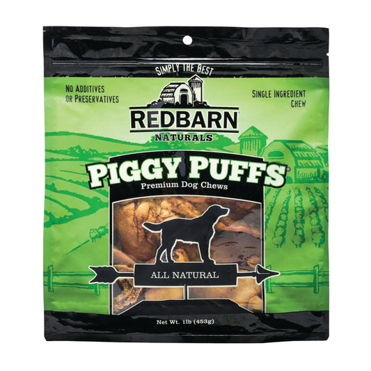 Redbarn Pet Products Naturals Piggy Puffs Dog Treat 1ea/1 lb