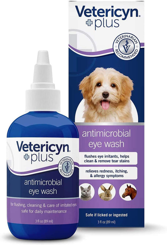 Vetericyn plus Antimicrobial Eye Rinse 3 fl. oz
