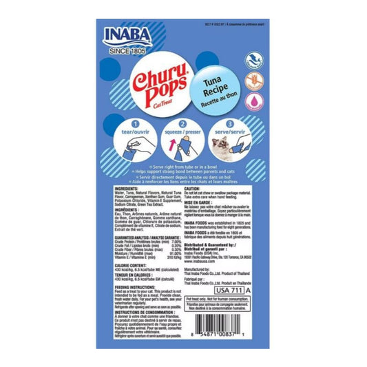 Inaba Cat Churu Pop Tuna 6Ct/ 2.16Oz