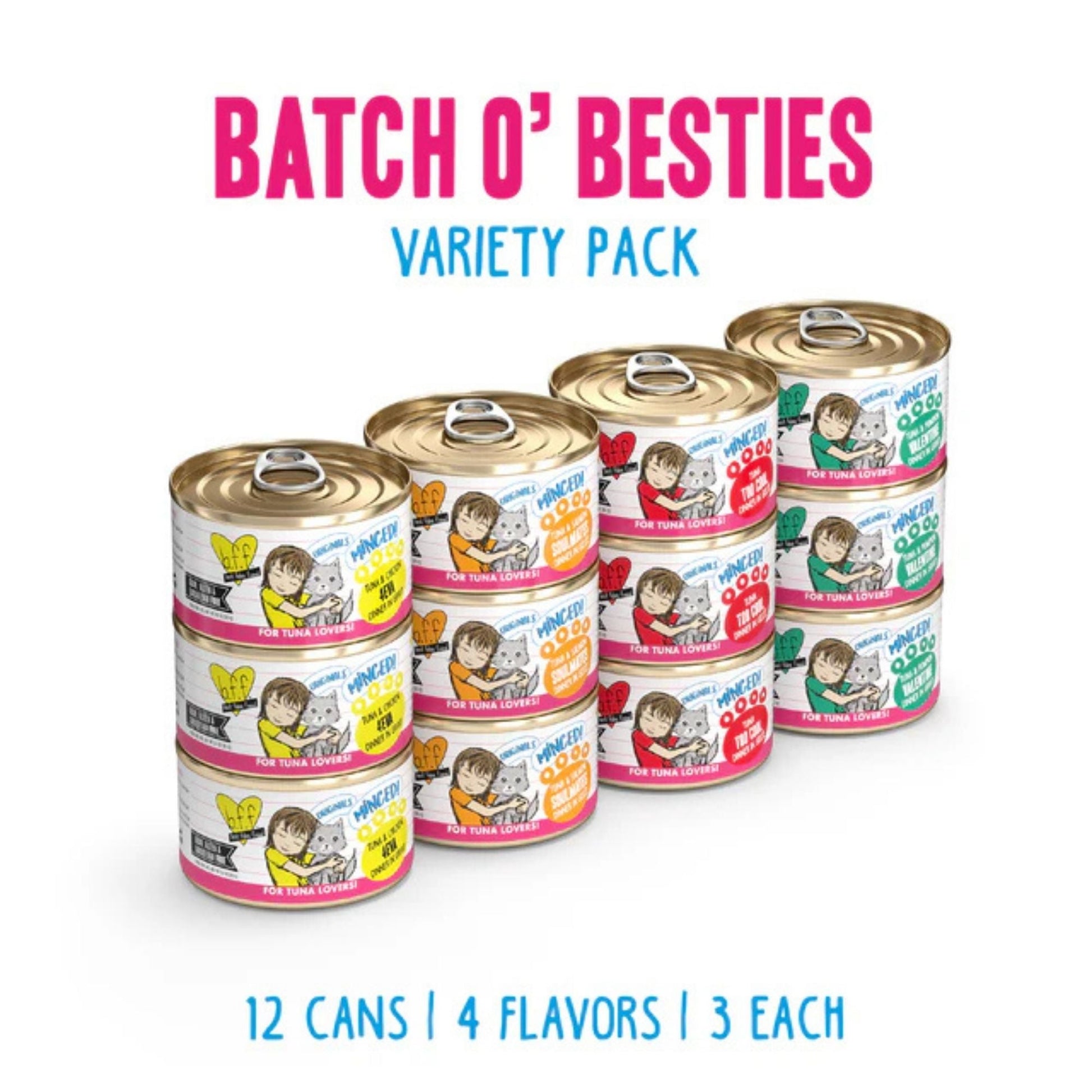 BFF Cat Batch O Besties Variety Pack 3oz. (Case of 12)